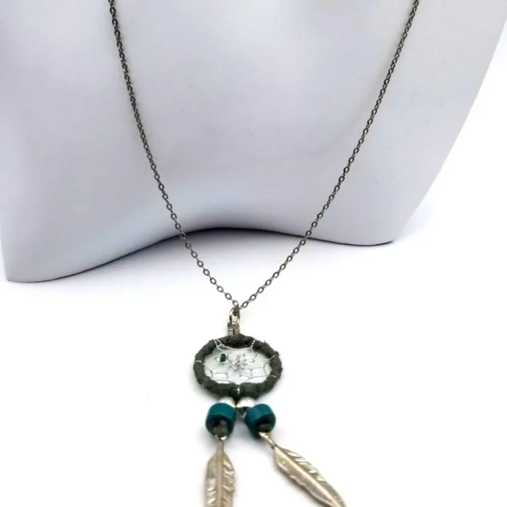 3/$20 Dreamcatcher dainty casual necklace‎